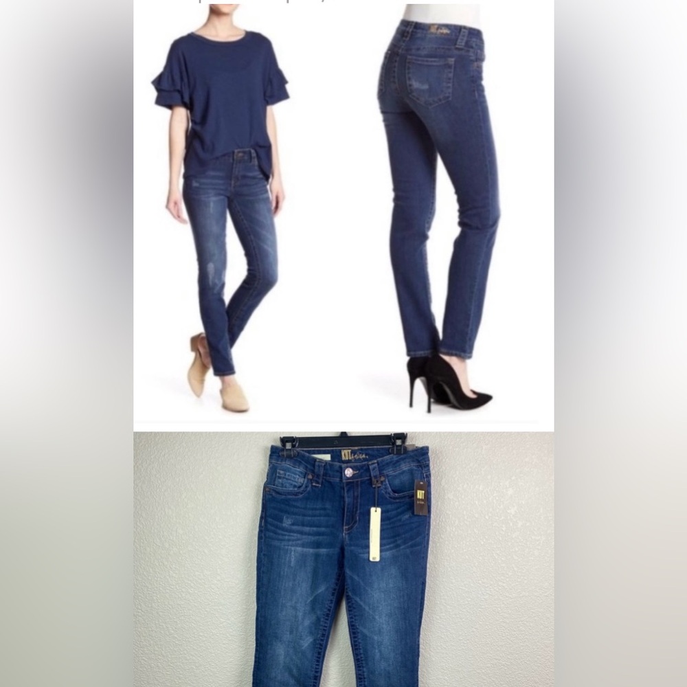 KUT from the Kloth 2 Sammie Straight Leg Jeans